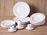 Aparelho de Jantar 20 Peças Roma Branco - Porto Brasil